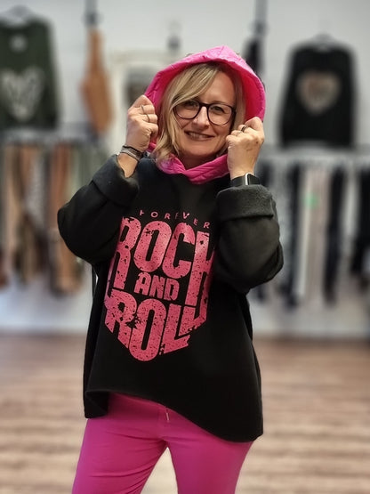 Rock deinen Look – mit unserem “Forever Rock & Roll” Hoodie!