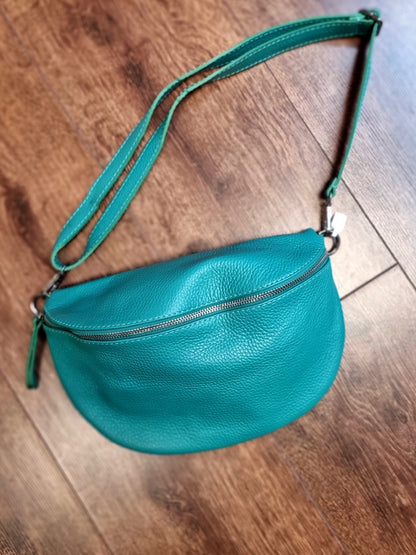 Leder-Bauchtasche in vielen Farben