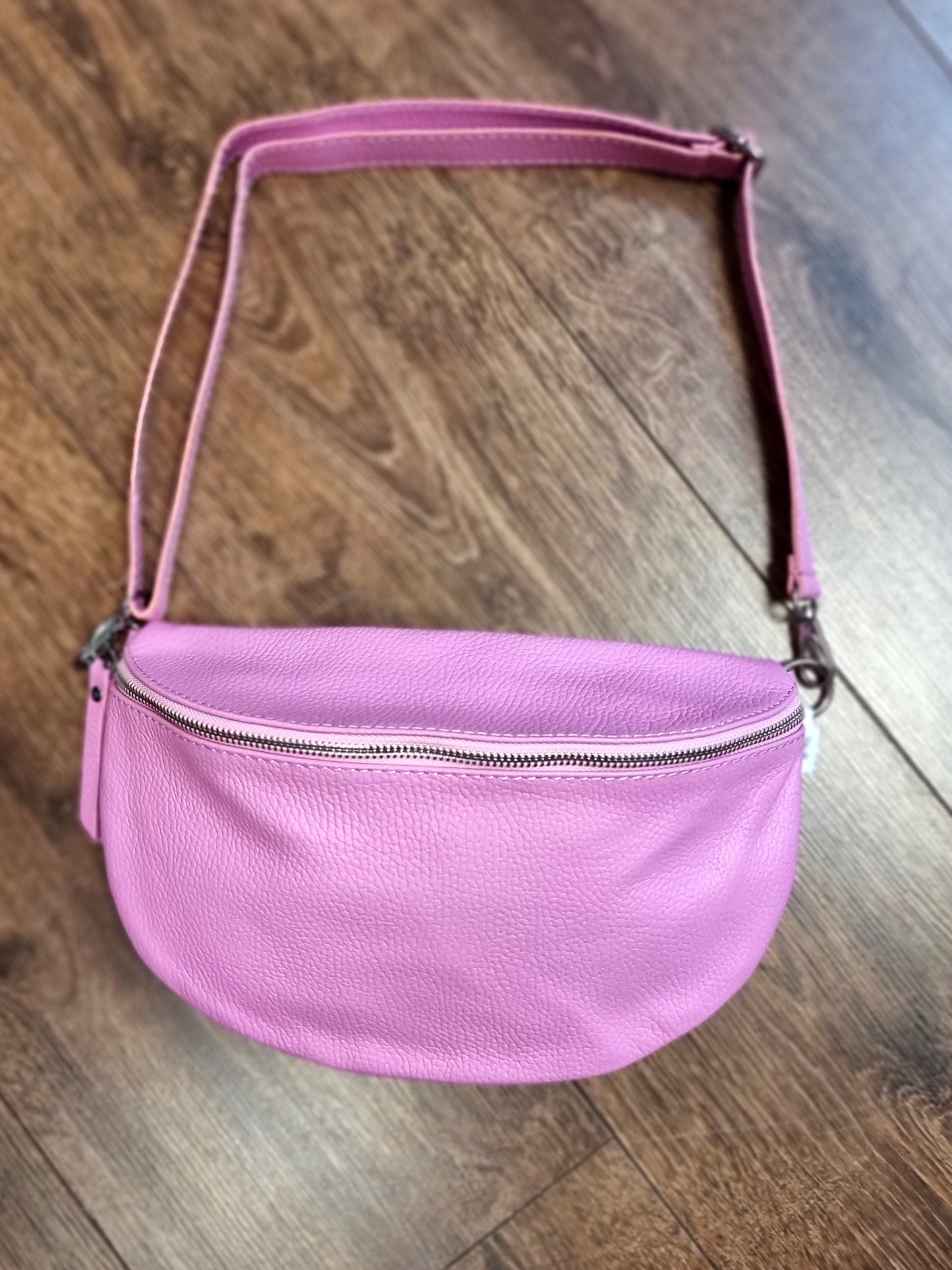 Leder-Bauchtasche in vielen Farben