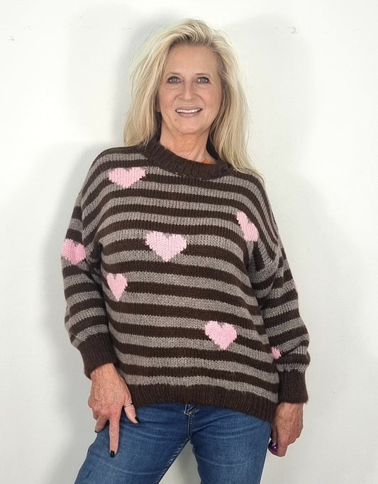 Kuscheliger Herzchen-Pulli ❤️🤎