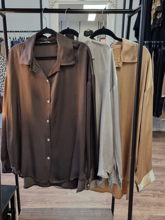 Seiden Bluse Oversized – Festtagsedition