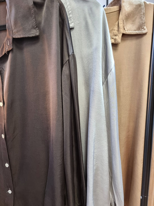 Seiden Bluse Oversized – Festtagsedition