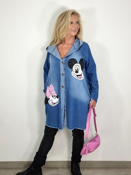 Lässige Kapuzen Jacke