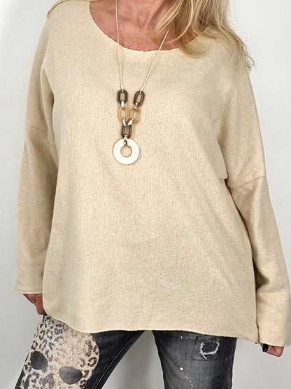 XMAS DEAL, Kuschelige Oberteile mit Kette