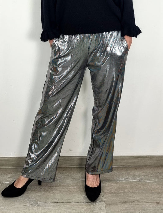 ✨ Festliche Glanz-Hose – Perfekt für Weihnachten & Silvester ✨