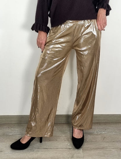 ✨ Festliche Glanz-Hose – Perfekt für Weihnachten & Silvester ✨