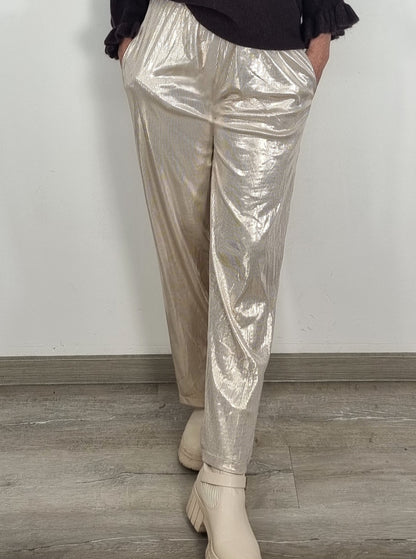 ✨ Festliche Glanz-Hose – Perfekt für Weihnachten & Silvester ✨