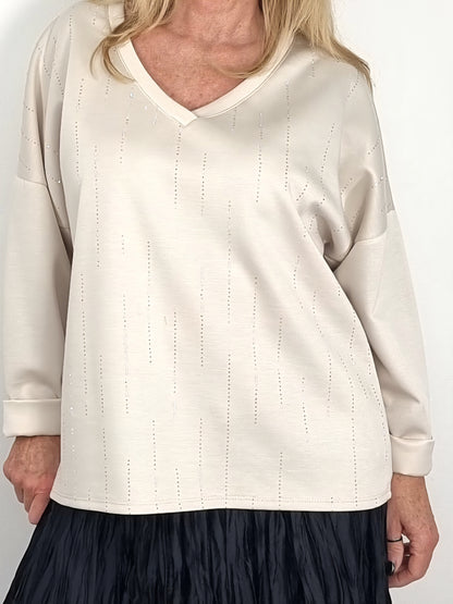 ✨Elegantes Shirt mit dezentem Glanz – zeitlos & vielseitig✨