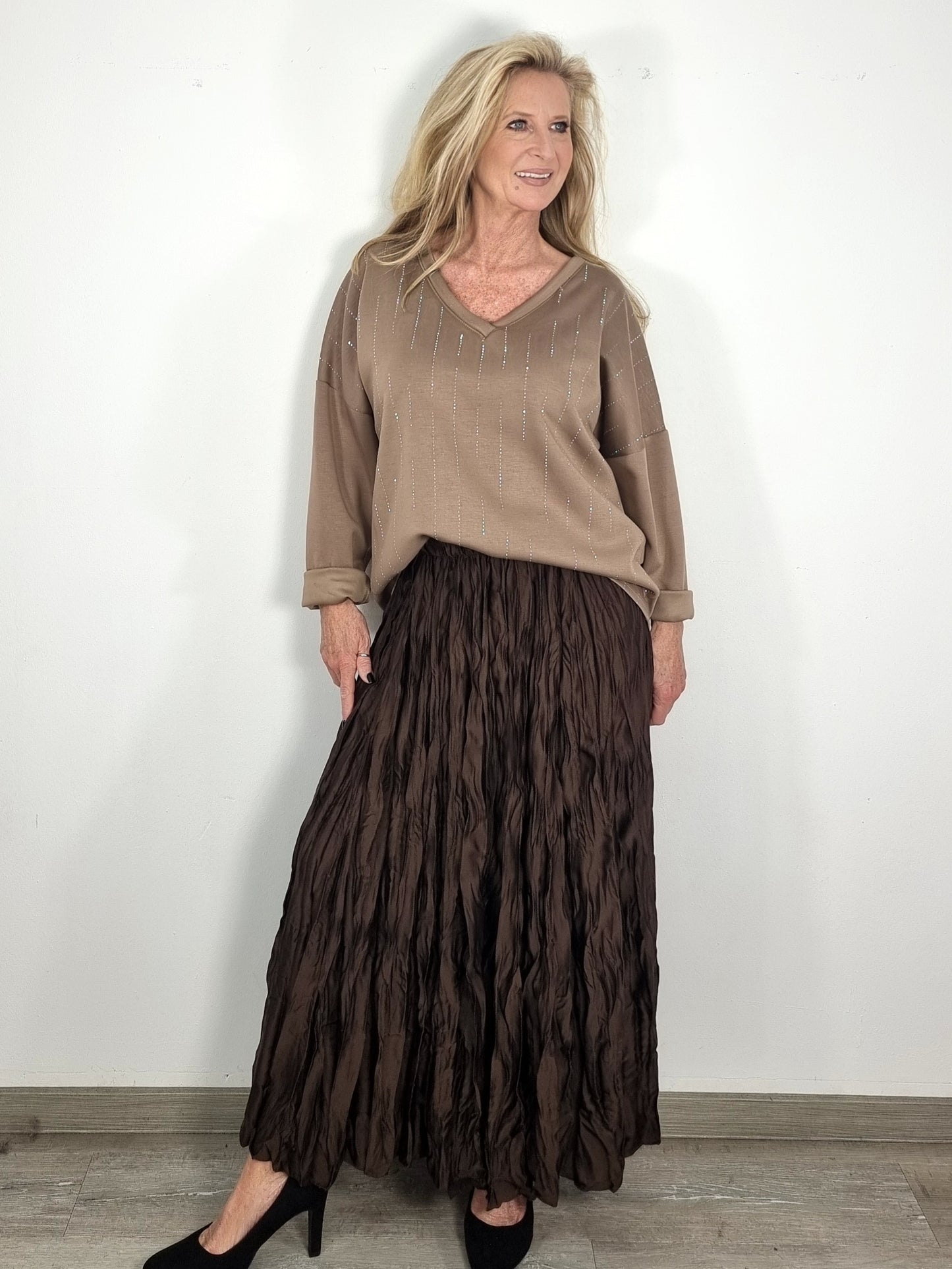 ✨Elegantes Shirt mit dezentem Glanz – zeitlos & vielseitig✨