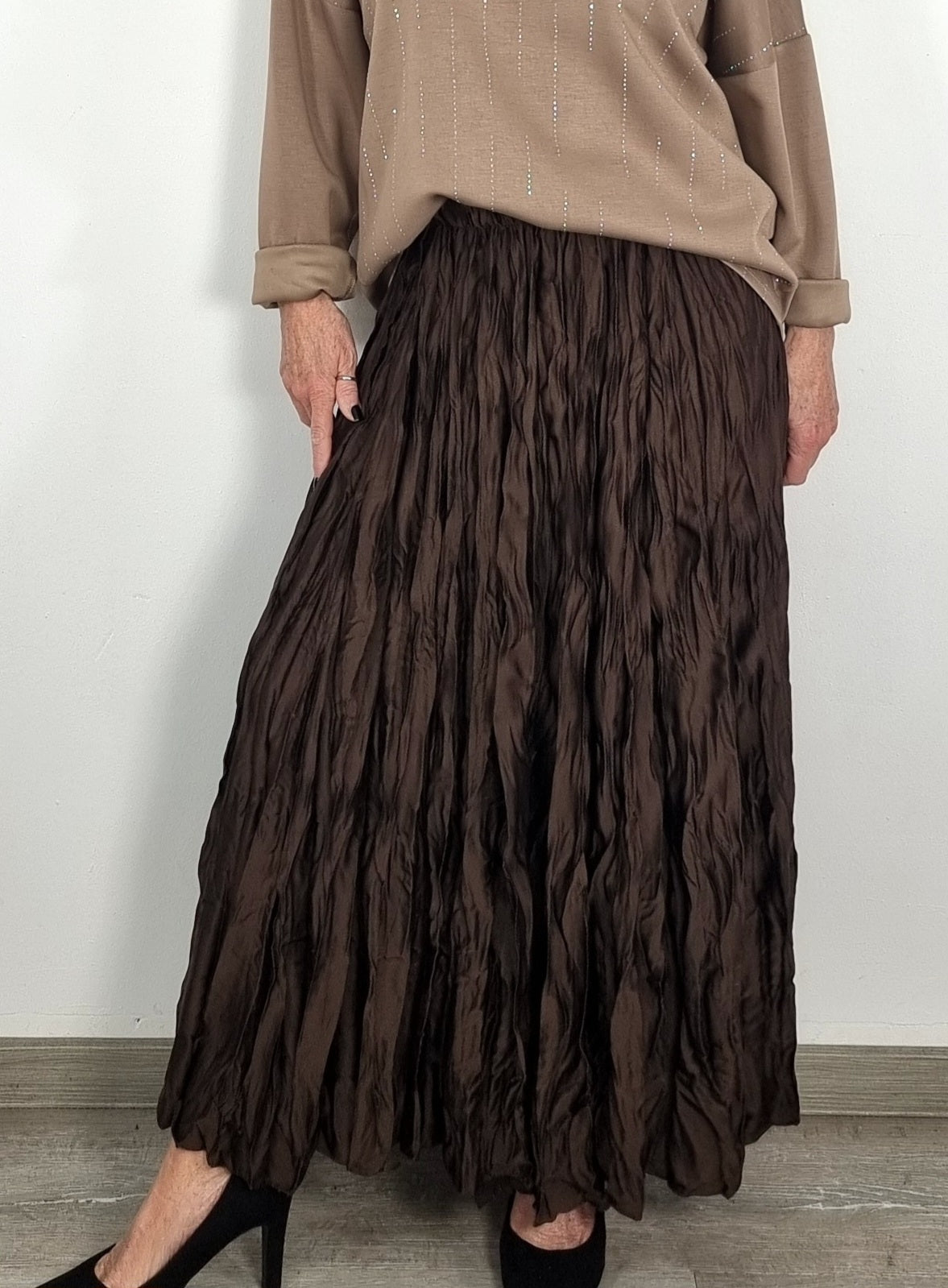 Plissierter Rock mit Gummibund – zeitlos &amp; vielseitig