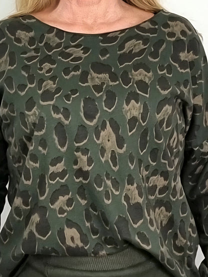 Longsleeve moderner Print