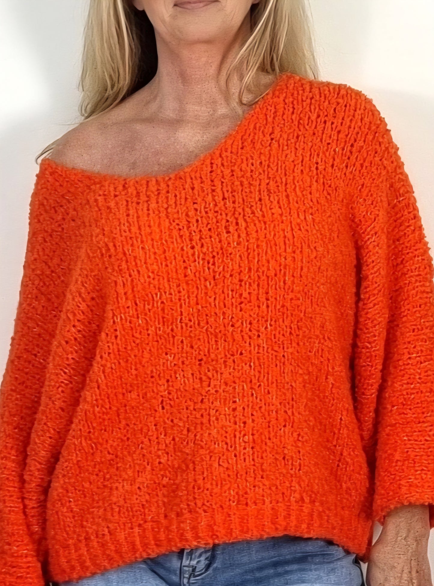 Kuscheliger Bouclé-Pullover in 4 Farben
