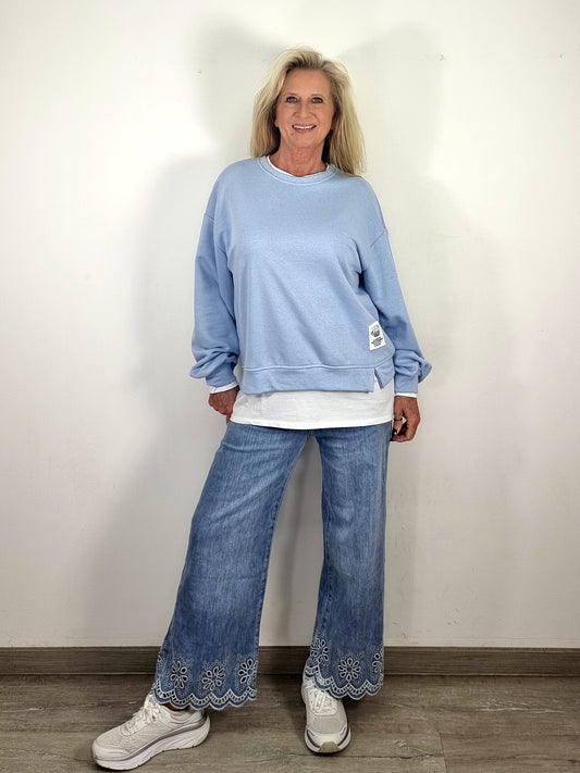 Kuschelig, lässig Sweatpullover