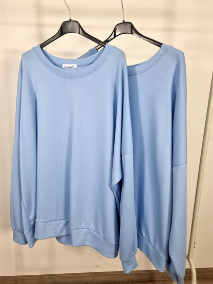 Oversize Sweatshirt – Light Blue