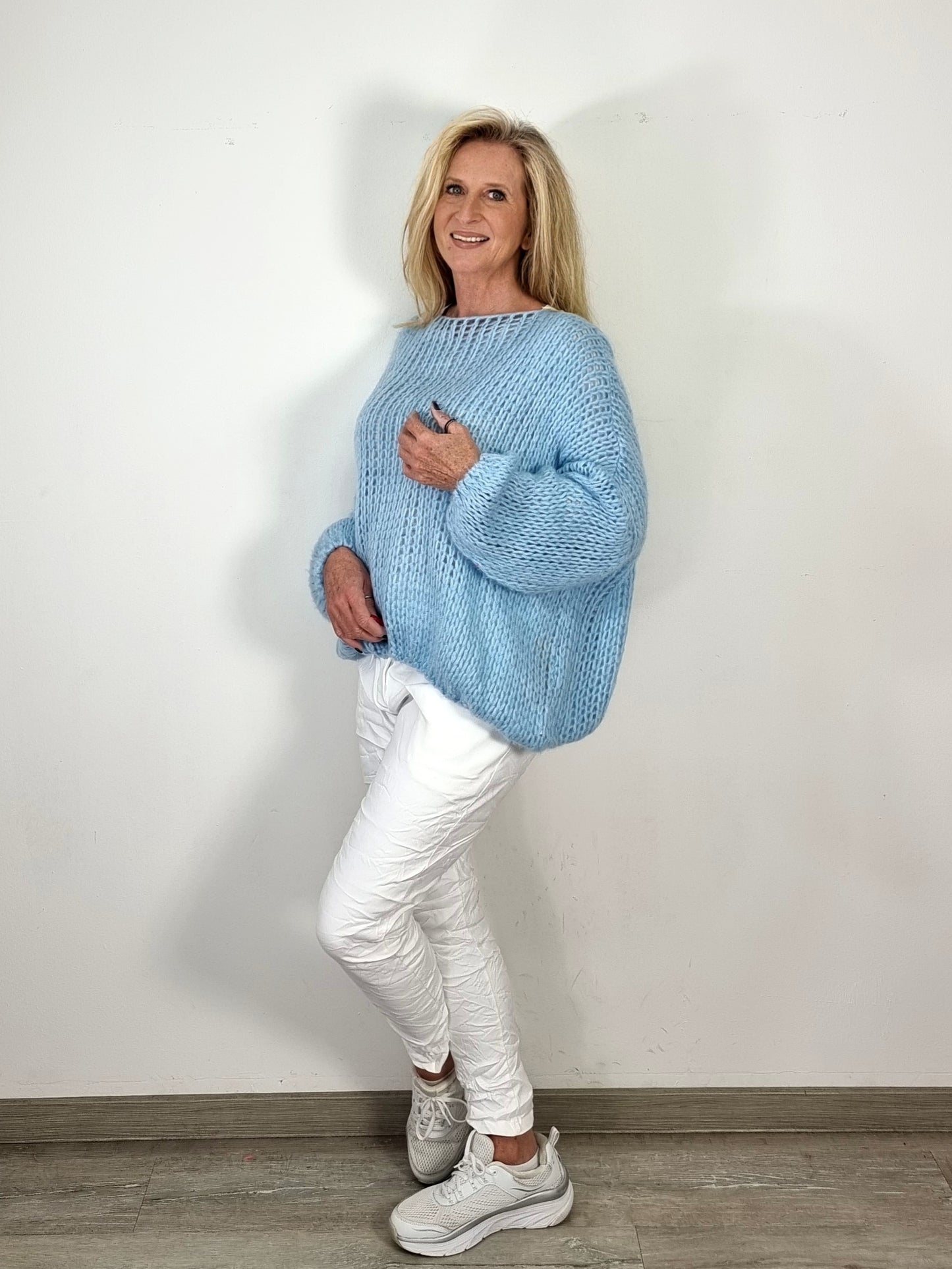 Oversize- Grob-Strickpullover