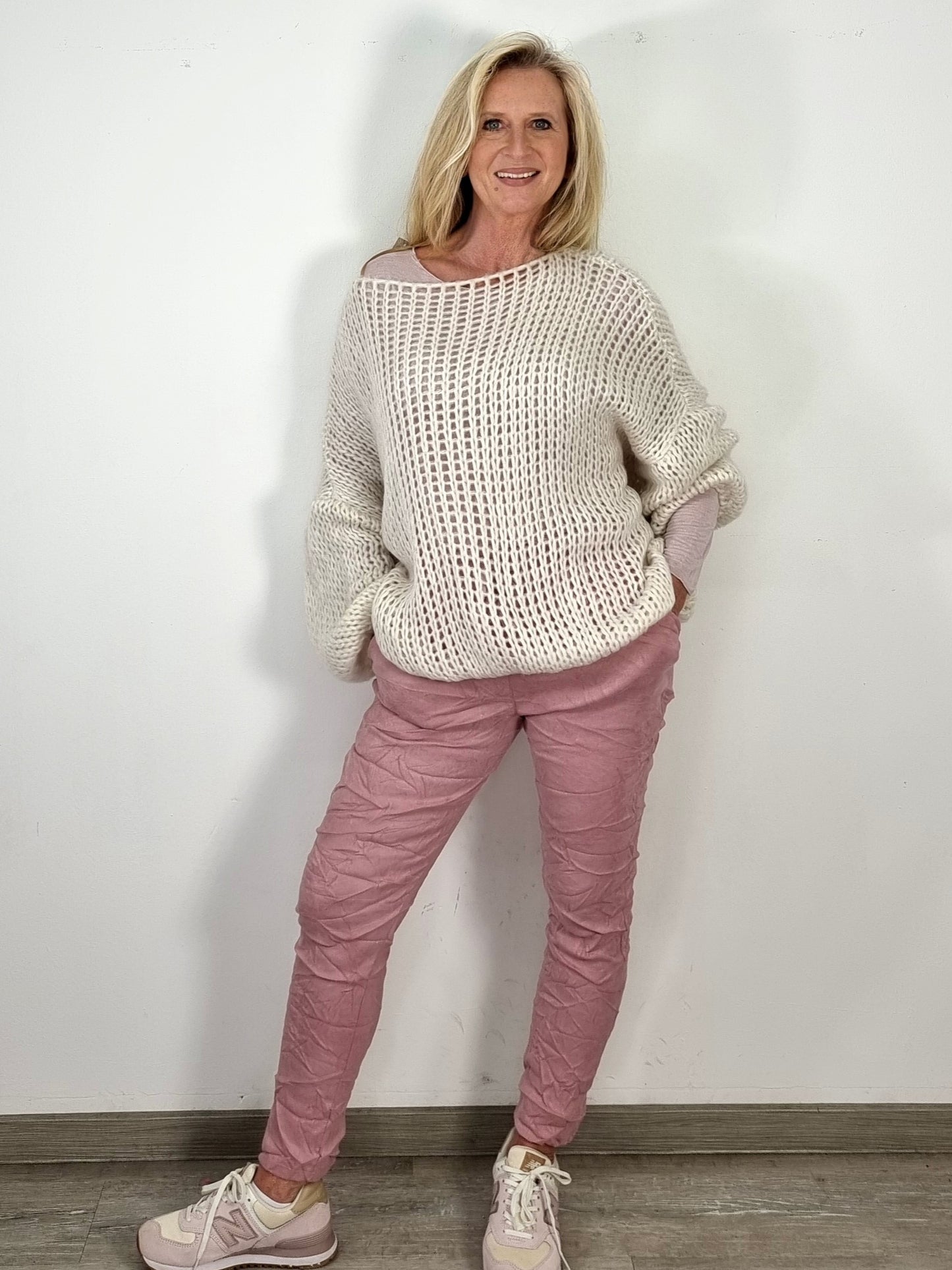 Oversize- Grob-Strickpullover