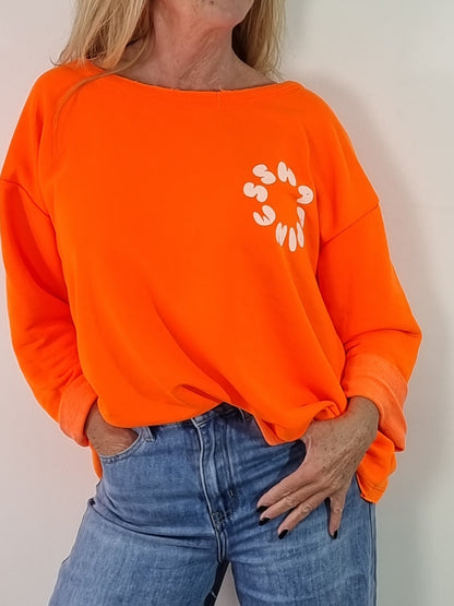 Lässiges Statement-Oberteil HAPPY