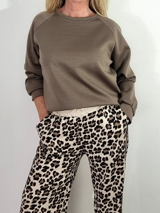 Sweatshirt „Soft Taupe“ – lässig, hochwertig