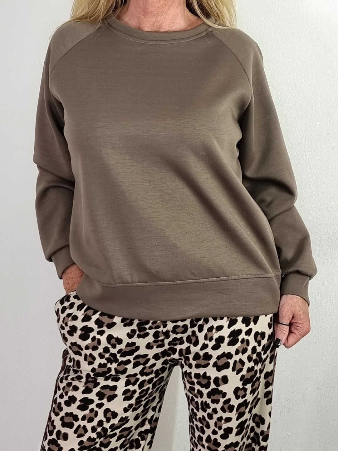 Sweatshirt „Soft Taupe“ – lässig, hochwertig