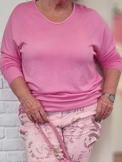 💗 Feinstrick-Pullover 5 Farben