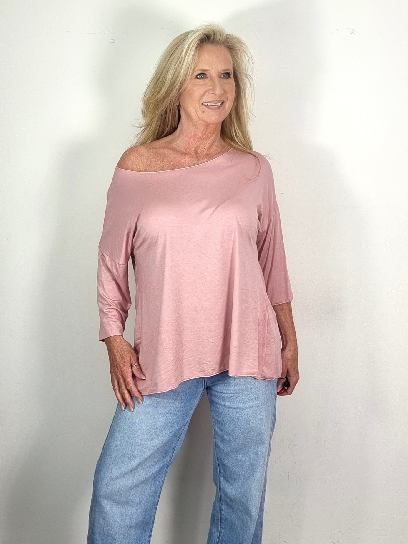 Super leichtes Shirt in Rosa