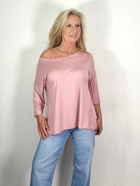 Super leichtes Shirt in Rosa