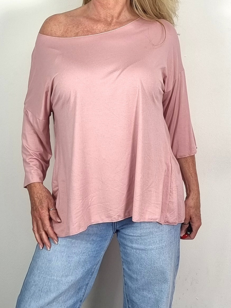 Super leichtes Shirt in Rosa