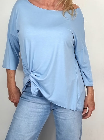 Super leichtes Shirt in Blau
