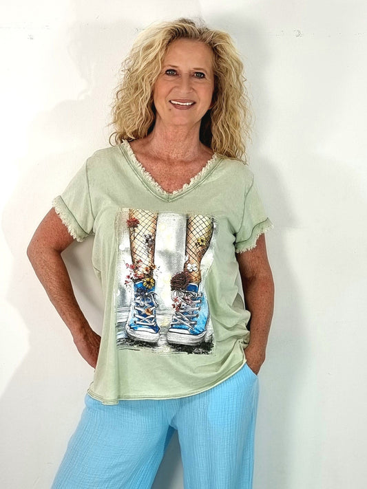 Lässiges Sommer-Shirt mit Print
