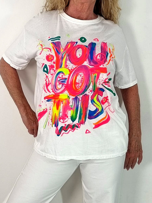 Statement-Shirt mit Farbpower 🌈