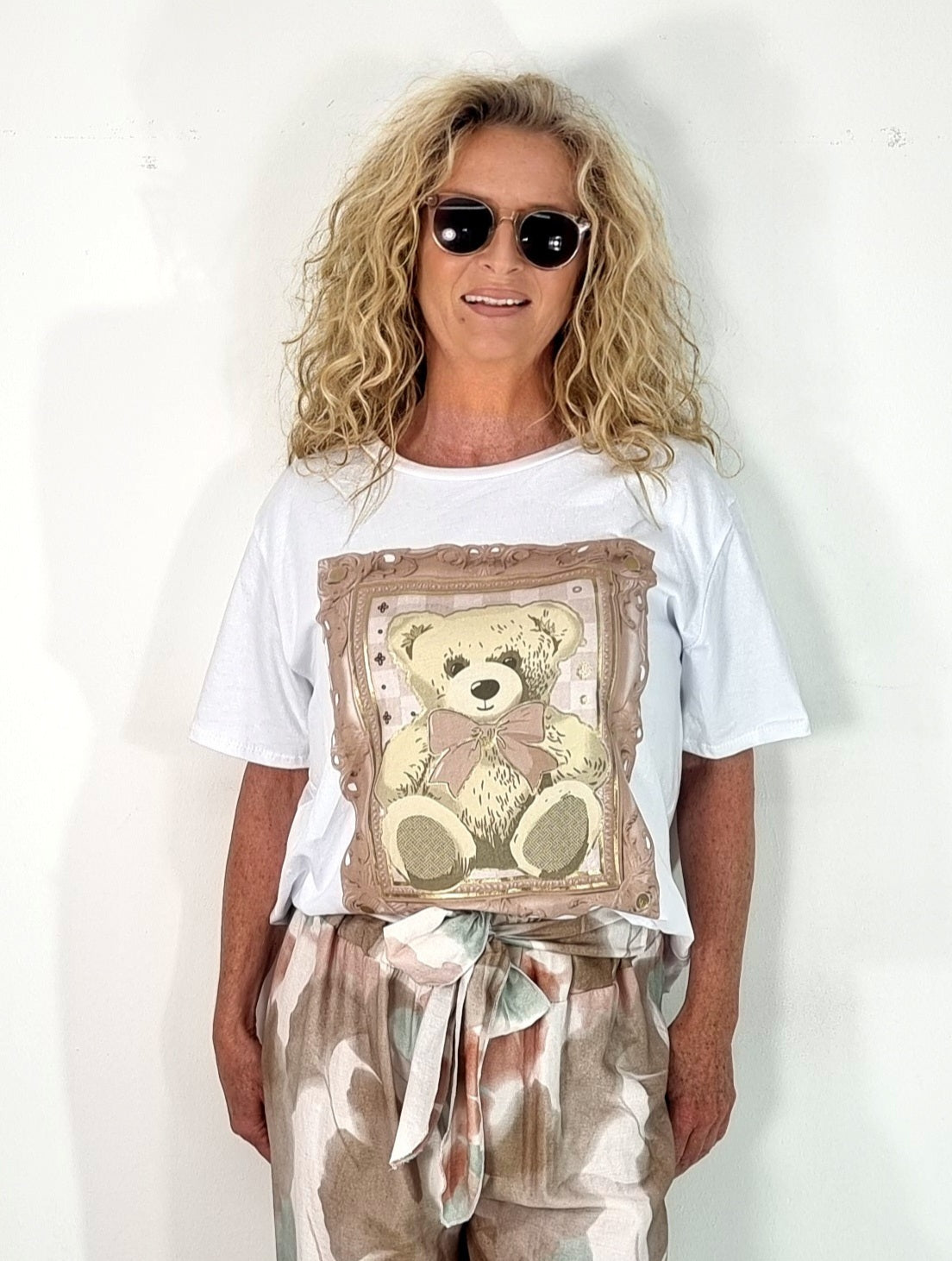 Trendiges T-Shirt mit Teddy-Print 🧸✨