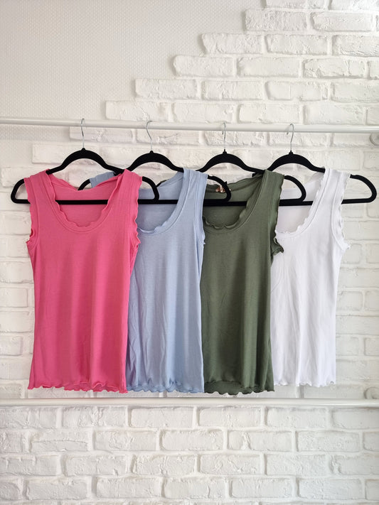 Geripptes Basic Top