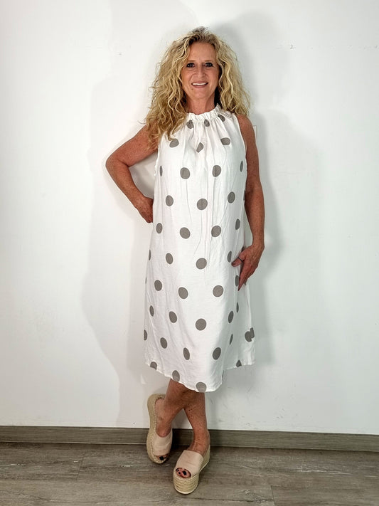 Luftiges Punkte-Kleid mit sommerlichem Charme ☀️