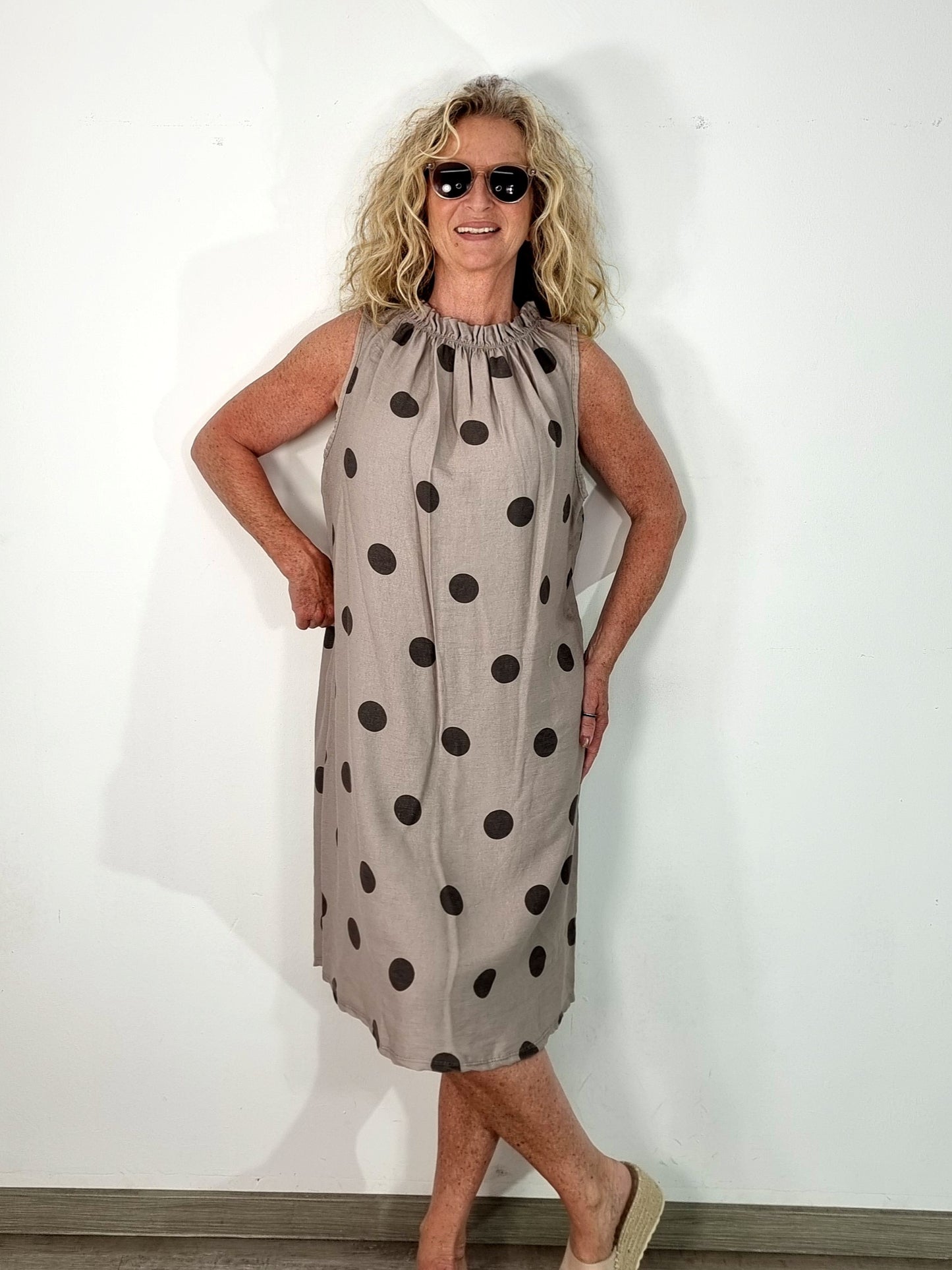 Luftiges Punkte-Kleid mit sommerlichem Charme ☀️