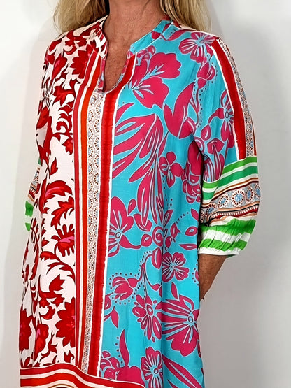 Kleid "Summer Bloom" – Farbenfroh, feminin & einzigartig
