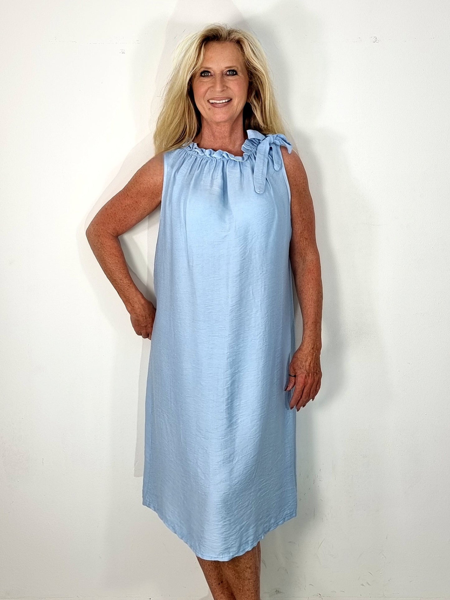 Sommerkleid mit Schleifendetail – Schlicht, elegant & luftig