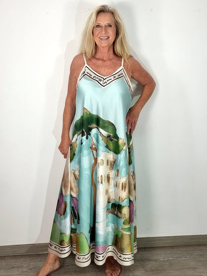 Sommerkleid "Venezia" – Leicht, feminin & einzigartig, Maxi