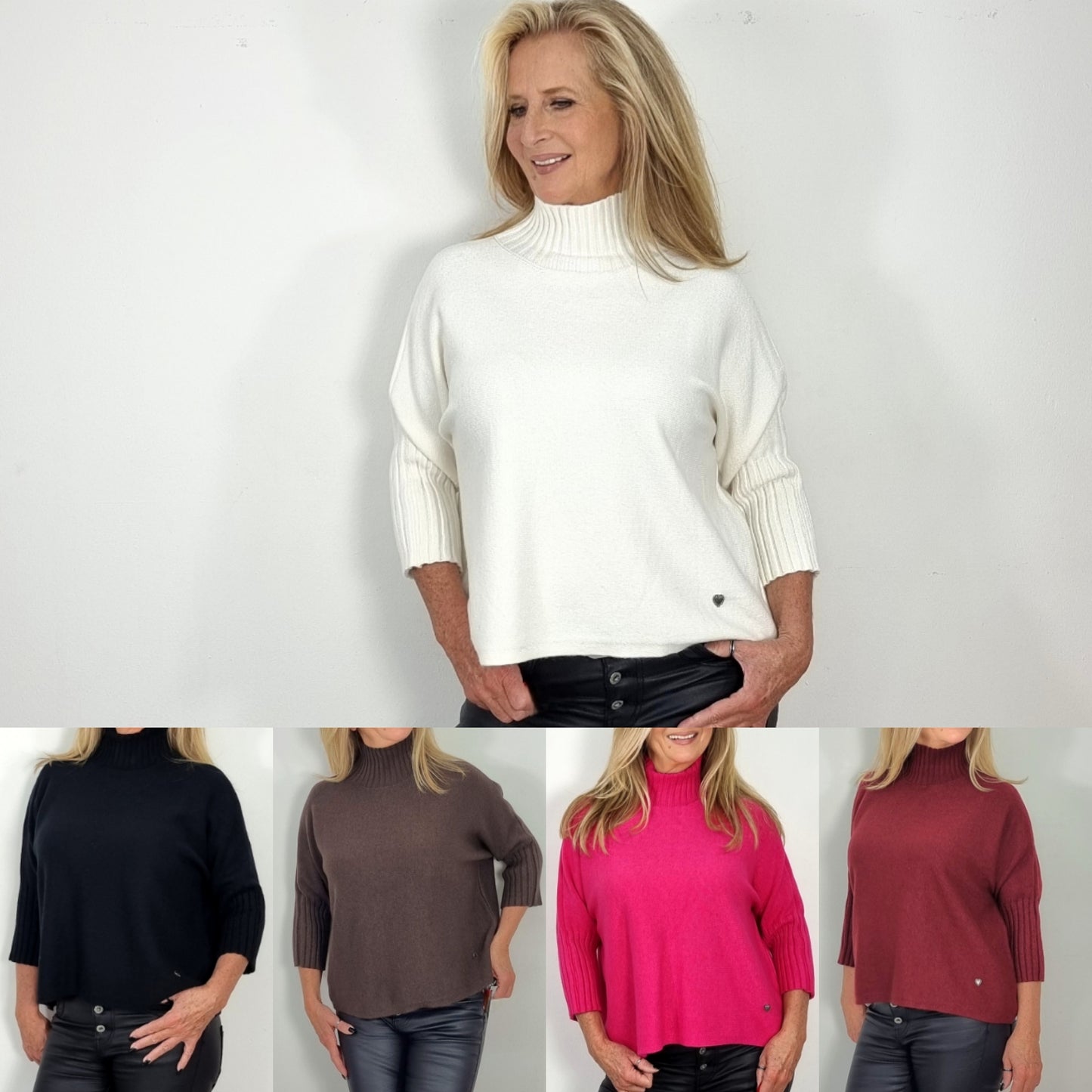 Edler & Kuscheliger Rollkragenpullover – stylisch & bequem 5 Farben