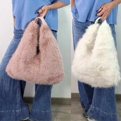 Flauschige Trend-Tasche – stylisch, soft & ein absoluter Hingucker