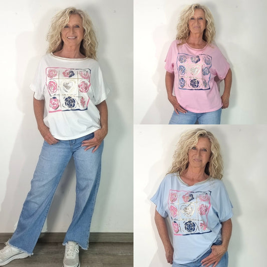 Lieblingsshirt mit floralem Print 💕