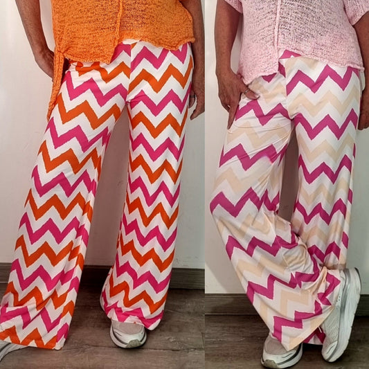 Statement-Hose im Zigzag-Design – Sommer-Feeling pur