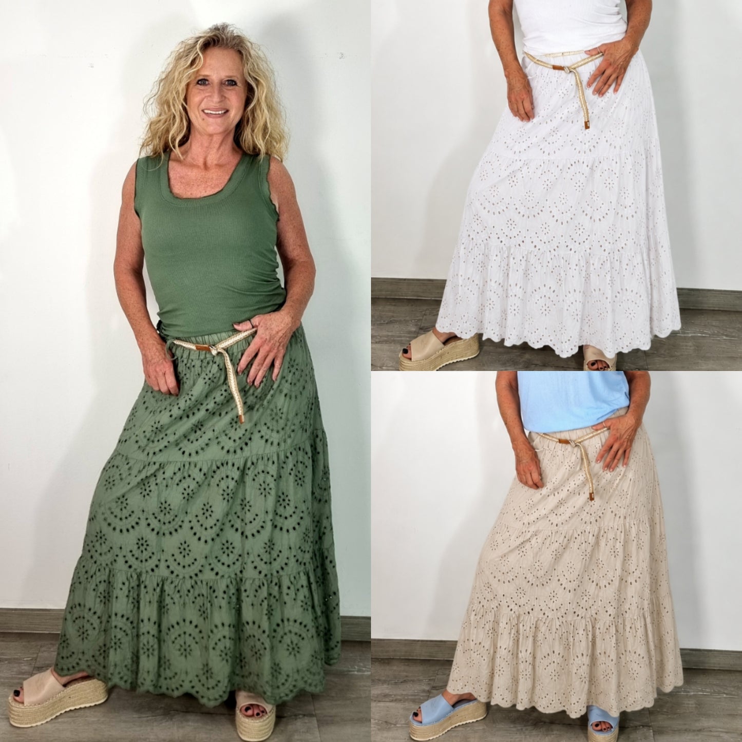 Luftiger Maxi-Rock mit Boho-Charme 🌿