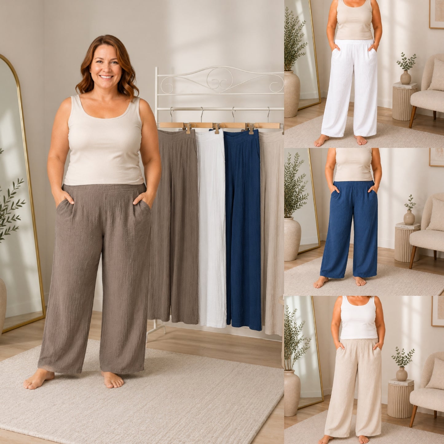 Luftige Musselin-Hose für entspannte Sommer-Looks ☀️