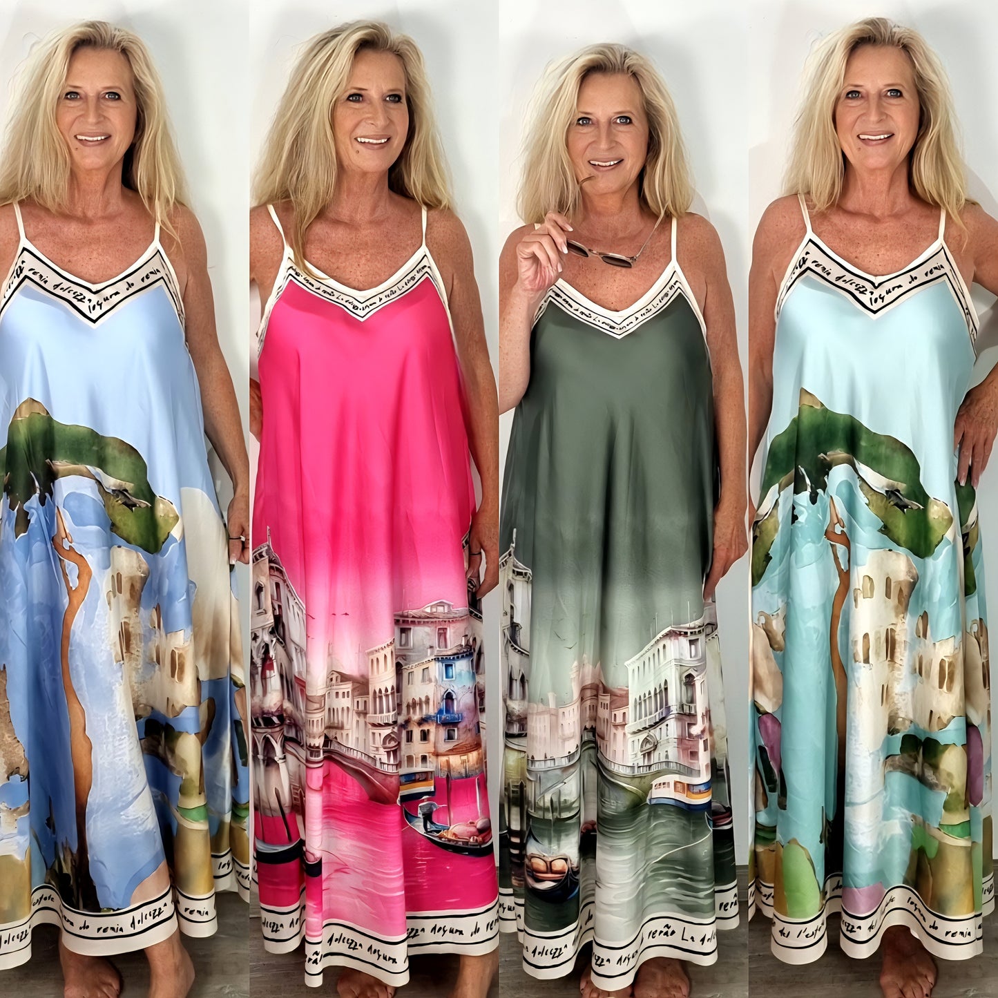 Sommerkleid "Venezia" – Leicht, feminin & einzigartig, Maxi