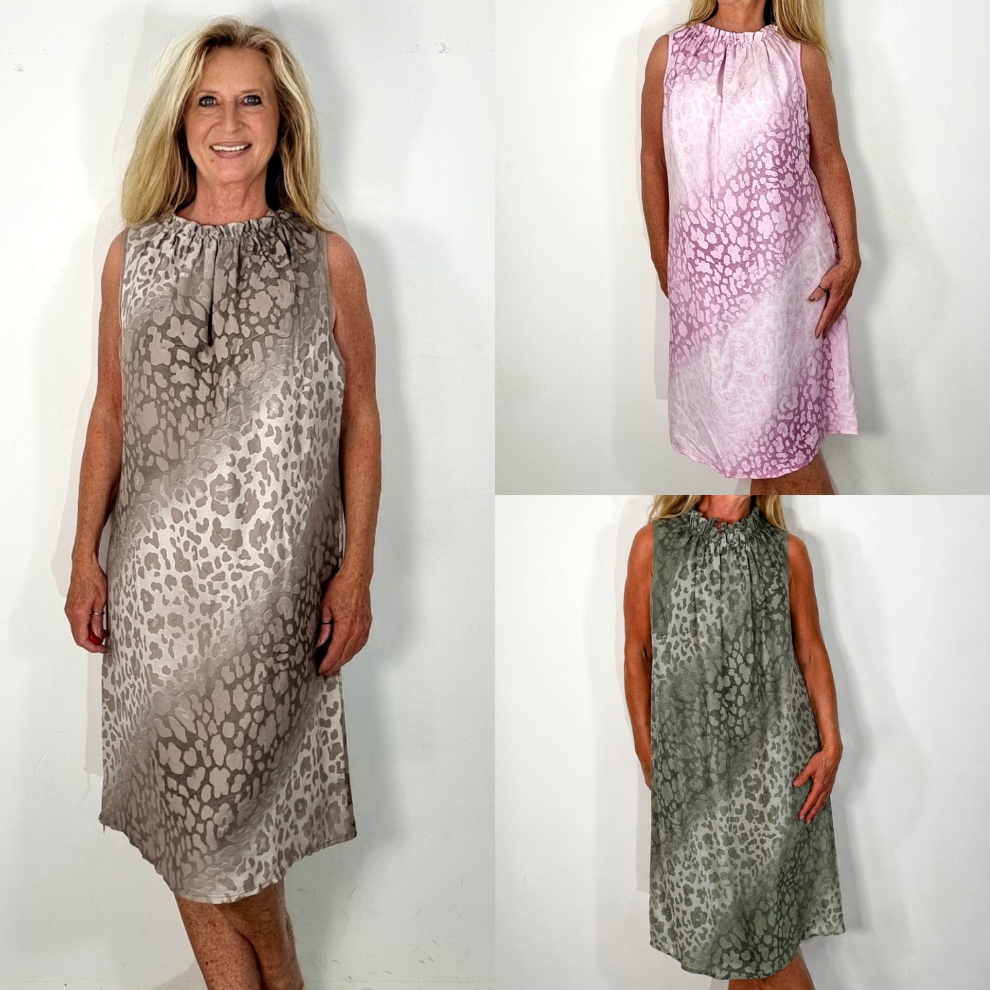 Sommerkleid mit Animal-Print – Elegant, luftig & modern