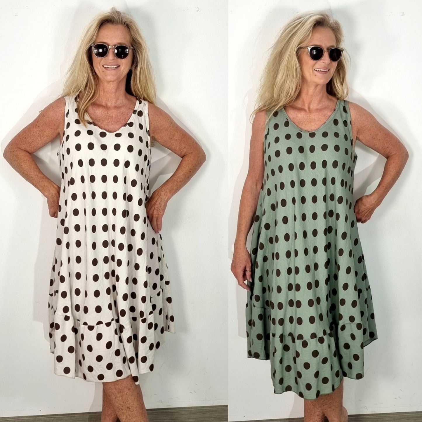 Sommerkleid mit Punkte – luftig, feminin & zeitlos
