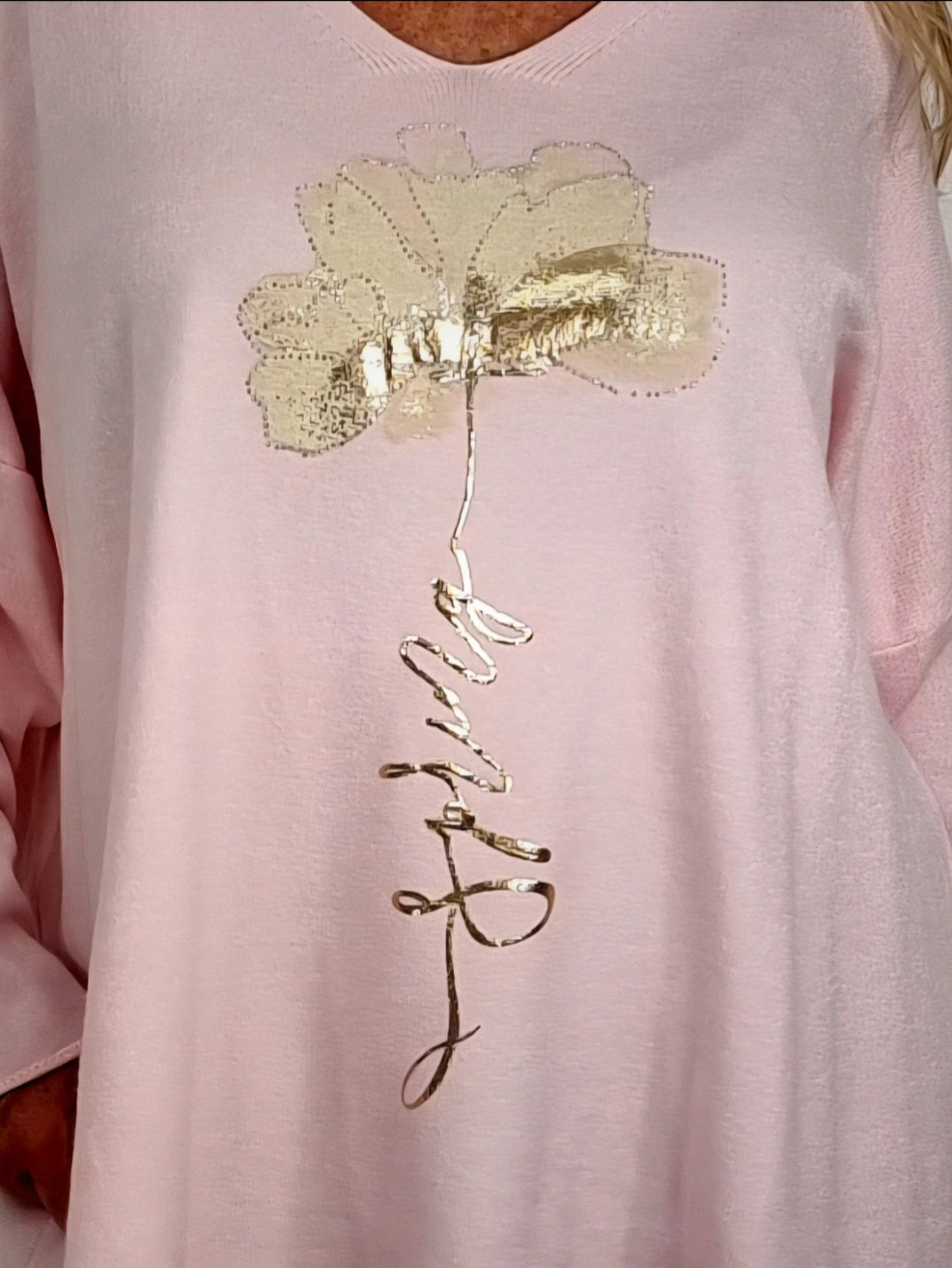 💖Oversize Kuschel-Pulli in Rosa 💖