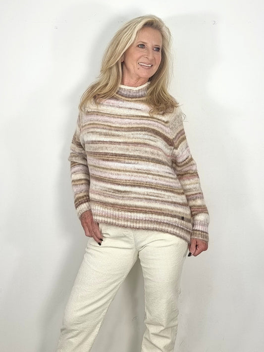 🌈 Kuschelweicher Strickpullover mit Farbverlauf