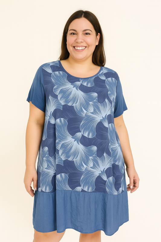 Sommer- Kleid, luftig leicht Over-Size/ Plus-Size